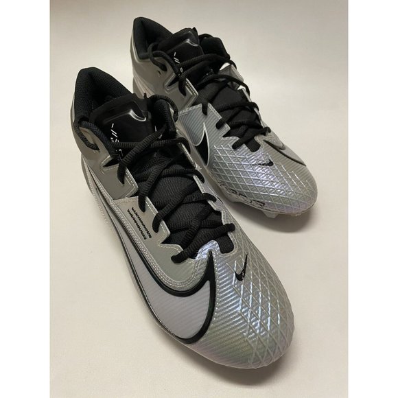 Nike Vapor Edge Elite 360 2 Football Cleats Grey Black DA5457-002 Men\'s
